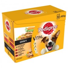 Pedigree Pouch Meat Selection in Gravy 12 x 100g