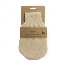 Hydrea London Exfoliating Mitt with Natural Cotton and Copper