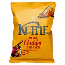 Kettle Chips Mature Cheddar And Red Onion 130g