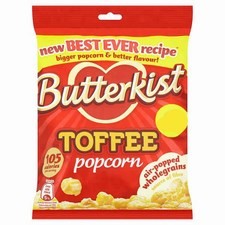 Retail Pack Butterkist Toffee Popcorn 12x78g