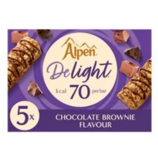 Alpen Delight Chocolate Brownie Bars 5 Per Pack