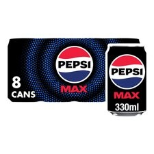 Pepsi Max 8x330ml Cans