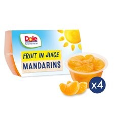 Dole Mandarins In Juice 4 x 113g