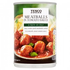 Tesco Meatballs In Tomato Sauce 395g
