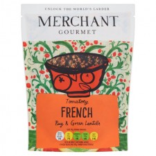 Merchant Gourmet Ready to Eat Tomatoey French Puy and Green Lentils 250g