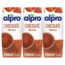 Alpro Chocolate Soya Drink 3x250ml 