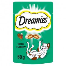 Dreamies Cat Treats Turkey 60g