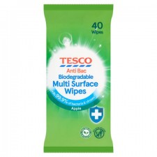 Tesco Antibacterial Wipes Apple 40s