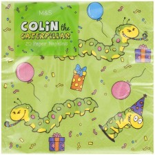 Marks and Spencer Colin and Connie the Caterpillar Paper Napkins