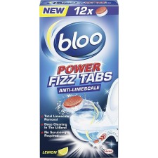 Bloo Power Fizz Tabs 12 Pack Lemon