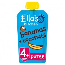 Ellas Kitchen Organic Bananas and Coconuts 120g 4 Months