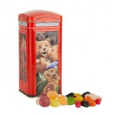 Harrods London Bear Phone Box Sweet Tin 200g (sweets may vary)