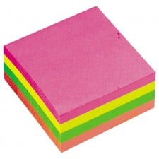 OfficeTeam Repositional Notes Neon 400 Pack