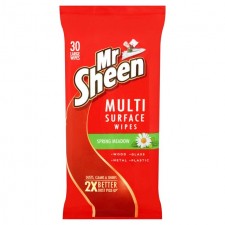 Mr Sheen Multi Surface Wipes Spring Meadow 30 Pack