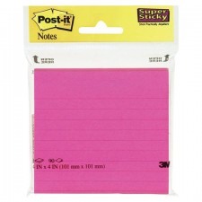 Post It Super Sticky Lined Notes 90 Pack