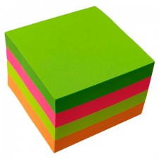 Tesco Sticky Note Cube 50mm x 50mm 350 Pack