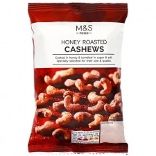 Marks and Spencer Honey Roasted Cashews 250g