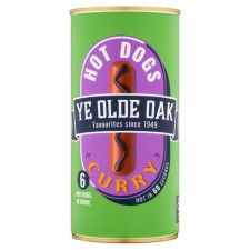 Ye Olde Oak 6 Curry Hot Dogs 560g