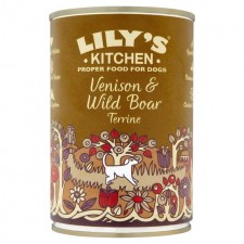 Lilys Kitchen Proper Dog Food Venison and Wild Boar Terrine 400g