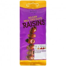 Marks and Spencer Belgian Milk Chocolate Raisins 125g