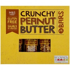 Marks and Spencer 4 Crunchy Peanut Butter Bars