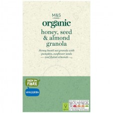 Marks and Spencer Organic Honey Seed and Almond Granola 500g