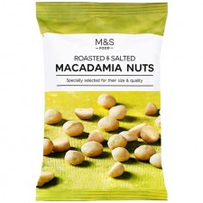 Marks and Spencer Roasted and Salted Macadamia Nuts 100g