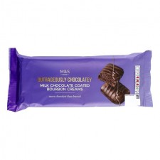Marks and Spencer Outrageously Chocolatey Milk Chocolate Coated Bourbon Creams 162g