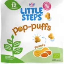 SMA Little Steps Organic Peanut Pop Puffs 7g