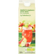 Sainsburys Apple and Raspberry Juice 1L Carton