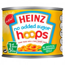 Heinz Spaghetti Hoops No Added Sugar 205G