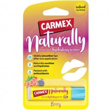 Carmex Naturally Intensely Hydrating Lip Balm Stick Berry