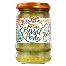 Sacla Gluten and Dairy Free Basil Pesto 190g