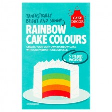 Cake Decor Rainbow Cake Colour Gels 50g