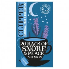 Clipper Organic Snore and Peace Chamomile Lemon Balm and Lavender Infusion 20 Teabags