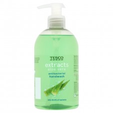 Tesco Extracts Antibacterial Handwash Aloe Vera 500ml