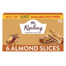 Mr Kipling Almond Slices 6 Pack