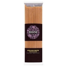 Biona Organic Bronze-Extruded Wholewheat Spaghetti 500g