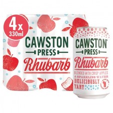 Cawston Press Sparkling Apple and Rhubarb 4 x 330ml