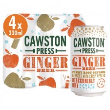 Cawston Press Sparkling Ginger Beer 4 x 330ml