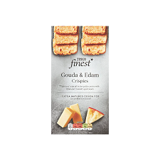 Tesco Finest Gouda And Edam Crispies 90G