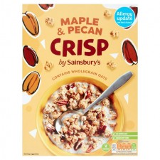 Sainsburys Maple and Pecan Crisp Cereal 500g