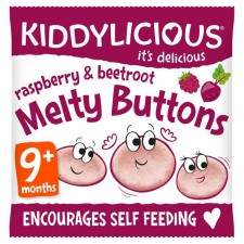 Kiddylicious Melty Buttons Raspberry and Beetroot 6g
