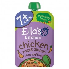 Ellas Kitchen Chicken Roast Dinner with Stuffing 130g 7 Months