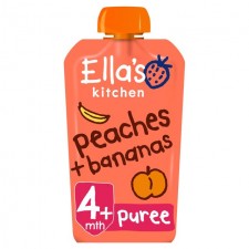 Ellas Kitchen Organic Peaches and  Bananas 120g 4 Months