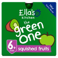 Ellas Kitchen Organic Smoothie Fruits The Green One 5 x 90g 6 Month