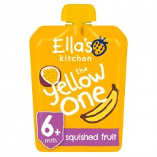 Ellas Kitchen Organic Smoothie Fruits The Yellow One Single 90g 6 Month