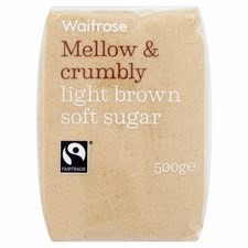 Waitrose Light Brown Soft Sugar 500g