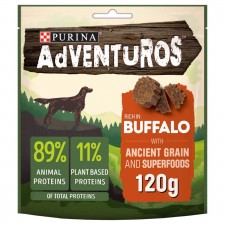 Adventuros Buffalo Flavour Dog Treat 120g