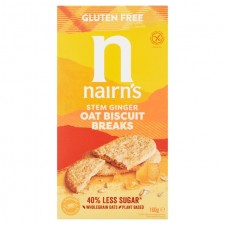 Nairns Gluten Free Oats and Stem Ginger Breakfast Biscuit 160g